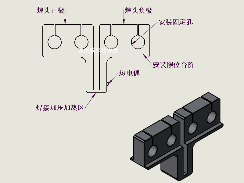 热压焊机焊头结构图